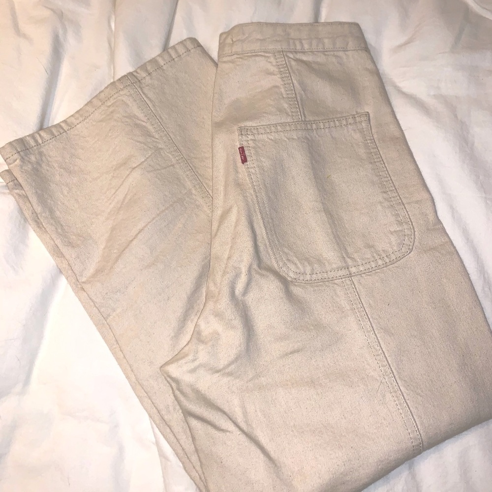 Levi’s Wellthread Hemp Ribcage Crop Wide Leg Sz 28